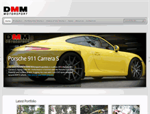 Tablet Screenshot of dmm-motorsport.com